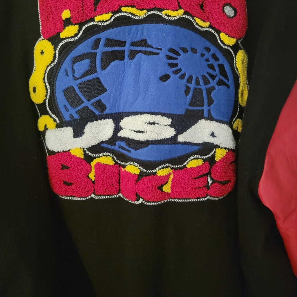 Vintage HARO  Bike Embroidered Varsity  Jacket  BMX